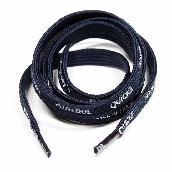 Print Logo Custom White Wild Color Navy Blue Shoes Rope Flat Shoelace