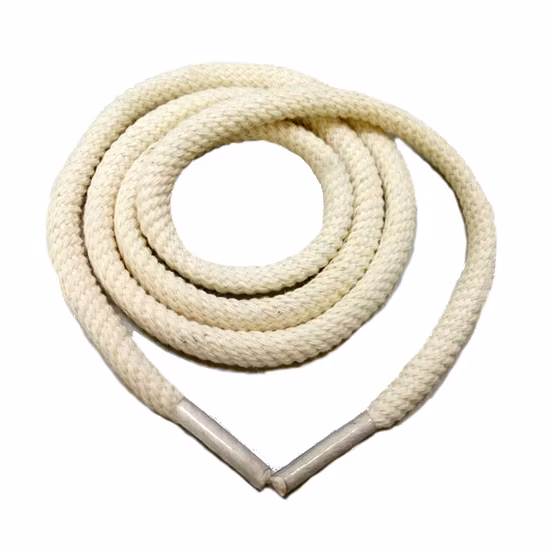Custom Logo Braided Drawcord Twisted Rope Shoe Lace String Thick Braided Cotton Shoelace for Shoes
