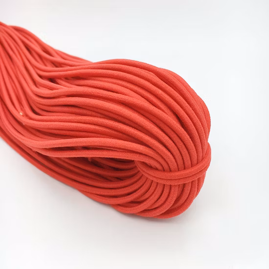 고품질 맞춤 설계 색상 탄성 코드 의류 액세서리용 폭 2 mm